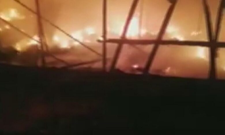 Lübnan’da mülteci kampında yangın - Haberler