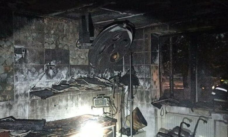 Ukrayna’da hastanenin Covid-19 bölümünde yangın: 3 ölü, 3 yaralı