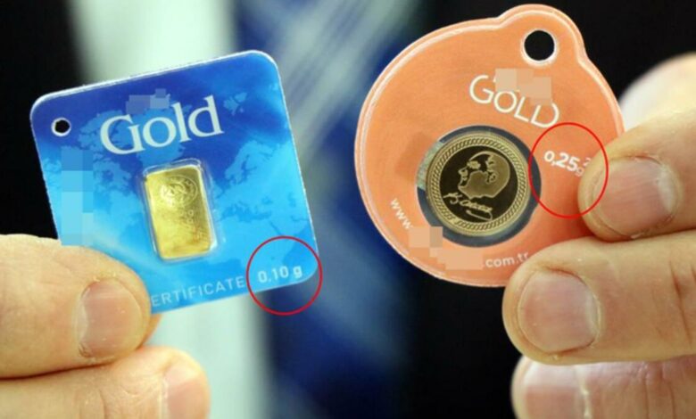 Gram altının 10'da 1'i takı olarak satılmaya başlandı