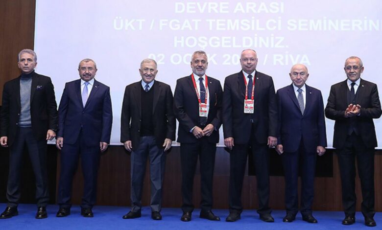 TFF Başkanı Özdemir, Üst Klasman ve Federasyon Güvenlik ve Akreditasyon Temsilci Semineri'ne katıldı