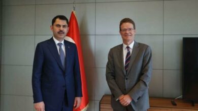 Bakan Kurum, AB Türkiye Delegasyonu Başkanı Meyer-Landrut’u kabul etti
