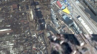 Ukrayna'daki yıkımı gösteren 3 boyutlu harita