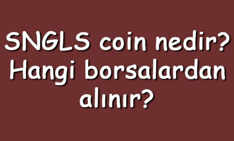 SNGLS coin nedir? Hangi borsalardan alınır? SingularDTV ne zaman çıktı? Ne iş yapar?
