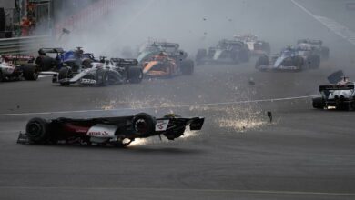 Formula 1'de Guanyu Zhou'nun kazasından en özel fotoğraflar