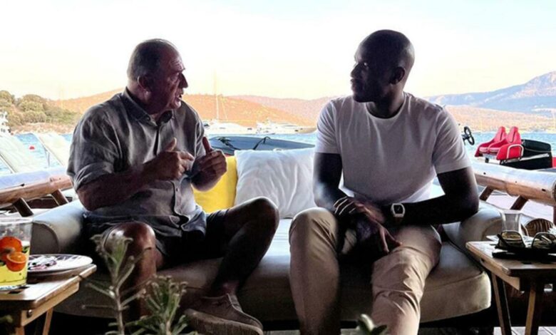 Fatih Terim, Didier Drogba'yı evinde ağırladı! Teşekkür ederim evlat