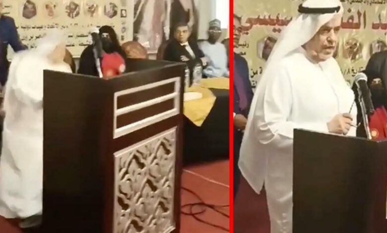 Suudi Arabistanlı işadamı konferansın ortasında kalp krizi geçirdi...