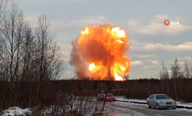 Rusya'da petrol boru hattında patlama