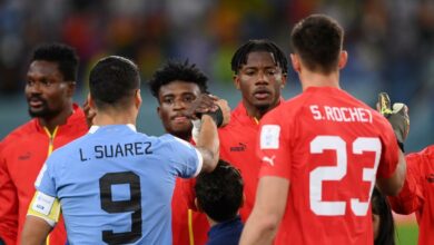 Gana - Uruguay maçından fotoğraflar