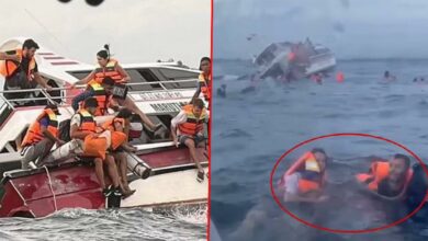 Bali'de turistleri taşıyan tekne battı... Dehşet dolu anlar kamerada