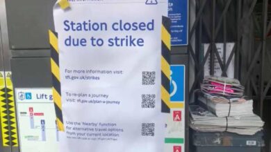 İngiltere'de demir yolu çalışanları greve gitti, istasyonlar boş kaldı