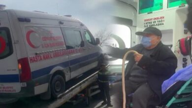Esenyurt Belediyesi'ne ait ambulans hasta nakli sırasında haczedildi