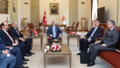 TBMM Başkanı Kurtulmuş, Ürdün Başbakan Yardımcısı Safadi’yi kabul etti