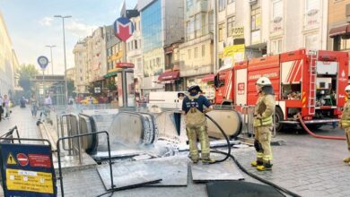 Metro durağında yangın paniği - Son Dakika Haberleri